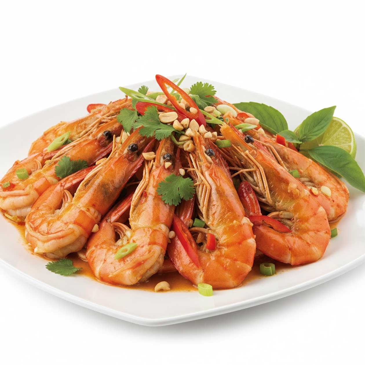 King Prawns Thai Style
