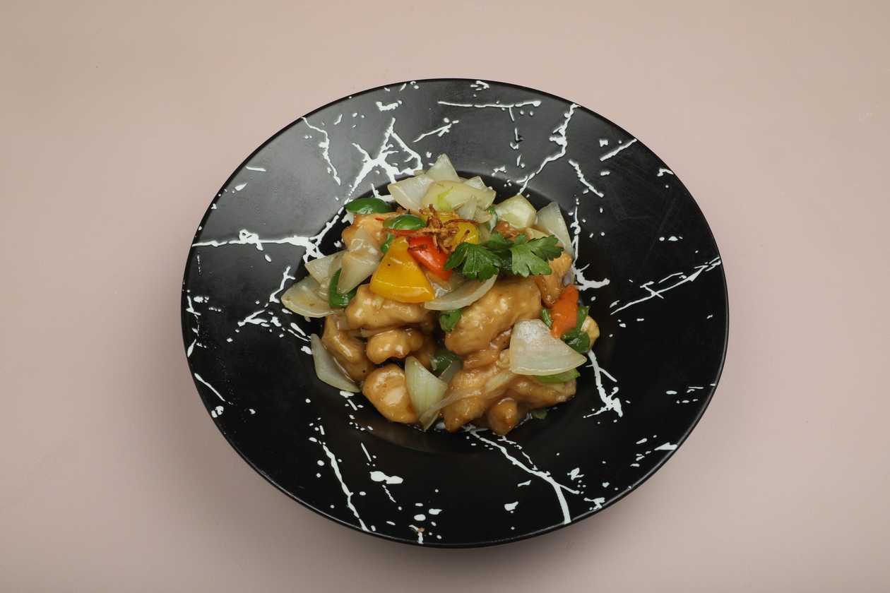 Chicken In Honey And Plum Sauce